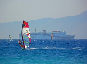 ialisos windsurfing by Karl